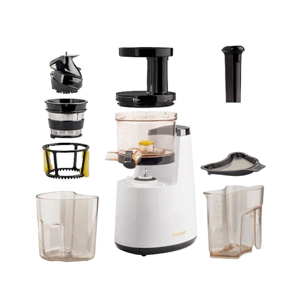 เครื่องสกัดน้ำผลไม้รอบต่ำ BIOCHEF ATLAS 250 วัตต์ สีขาว