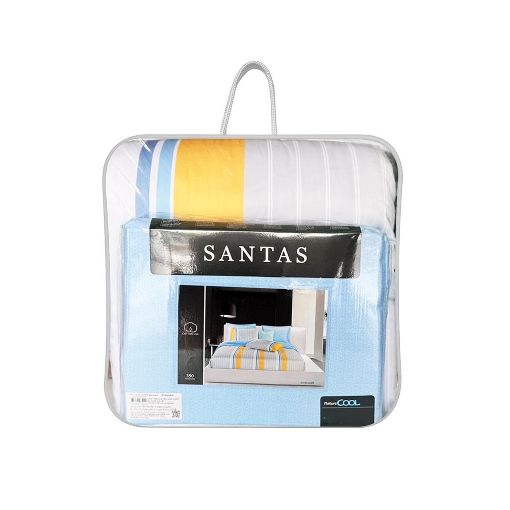 ชุดผ้าปูที่นอน 6 ฟุต (ชุด 7 ชิ้น) SANTAS COTTON USA JOYBLOOM GR