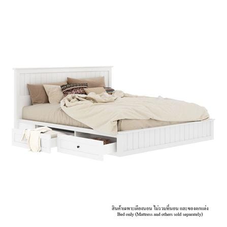 เตียง 5 ฟุต KONCEPT MONETA 19235304 สีขาว_1