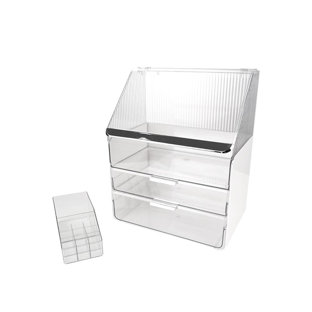 กล่องลิ้นชักจัดเก็บเครื่องสำอาง STACKO BREIS 30x20.5x37.5 สีใส