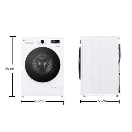 เครื่องซักผ้าฝาหน้า LG FB1208S5W 8 กก. 1200 RPM อินเวอร์เตอร์ สีขาว_7