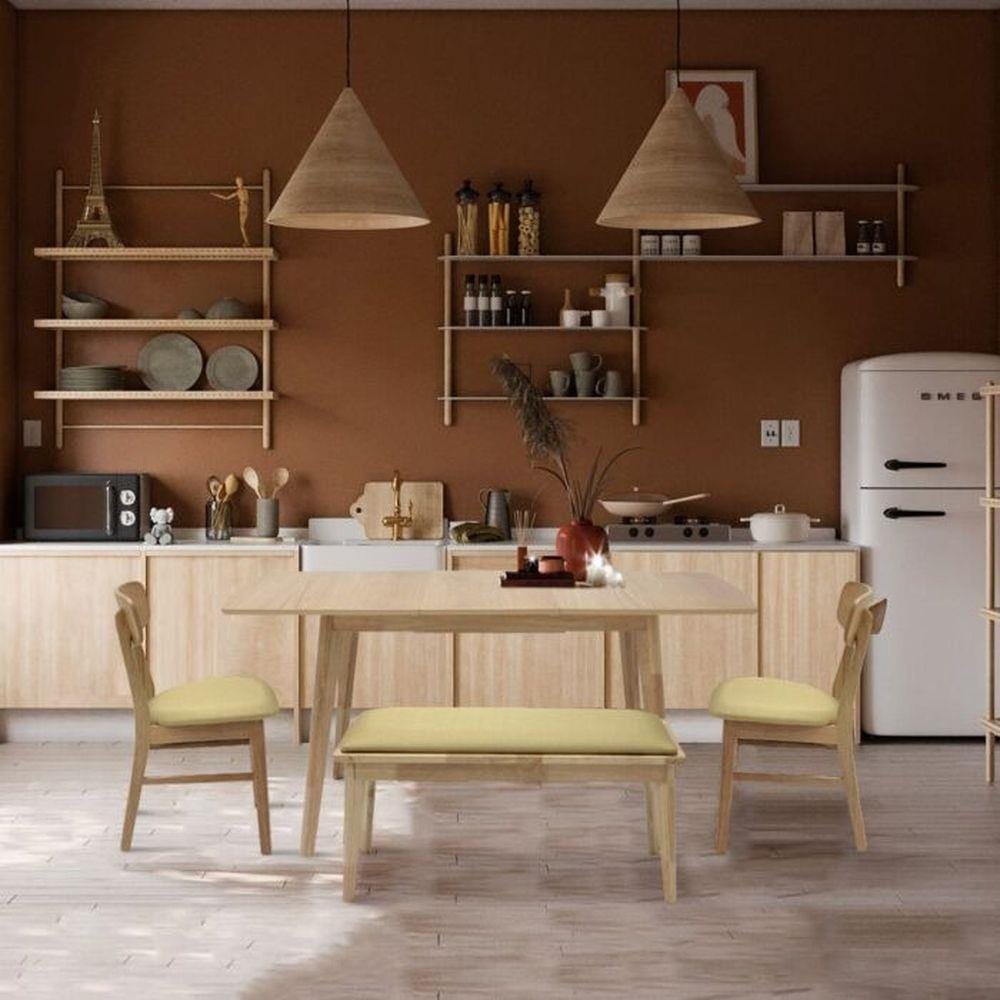 เก้าอี้ห้องอาหาร SB FURNITURE YUKARI 19201094 สีเหลือง