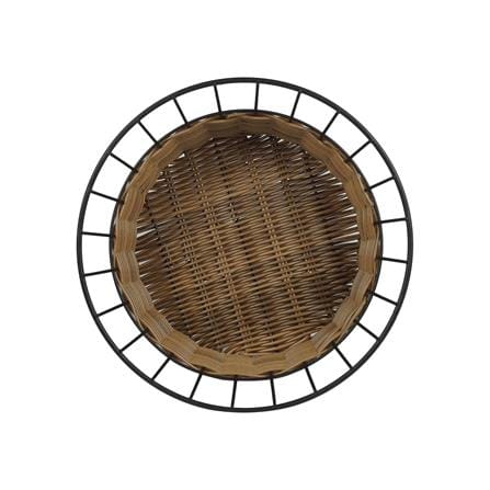 ตะกร้าหวายเทียมทรงกลม KECH HAZEL 30.6x30.6x12.5 ซม._2
