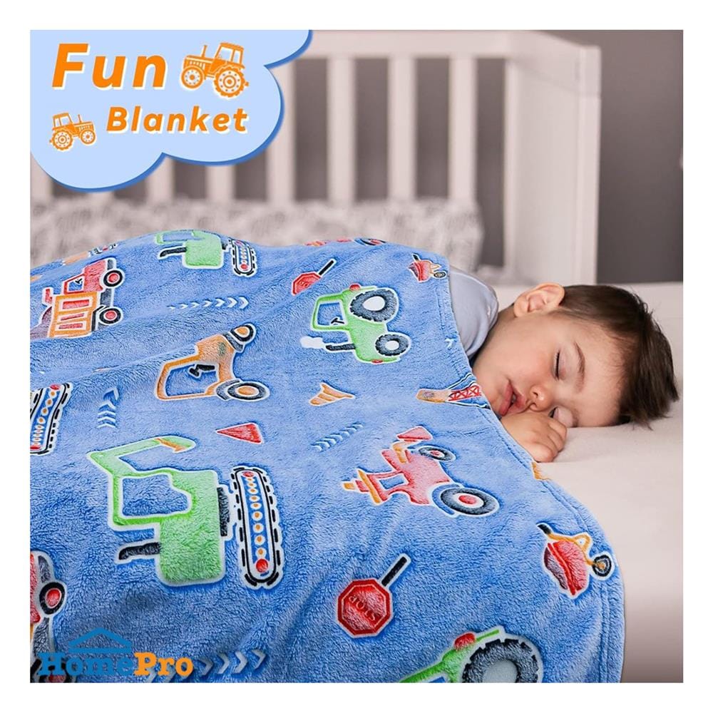 ผ้าห่มเรืองแสง SNAZZ TRUCK 50x60 นิ้ว สี BLUE