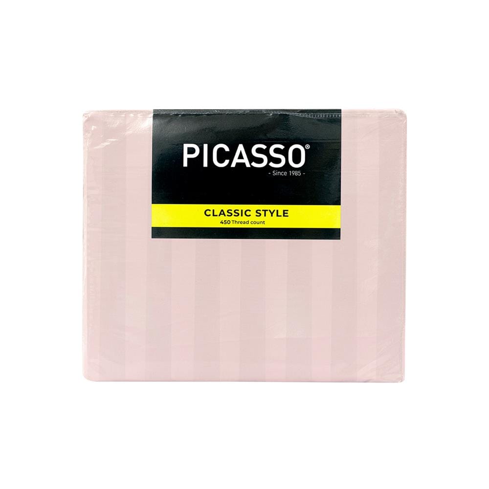 ชุดผ้าปูที่นอน 6 ฟุต (ชุด 5 ชิ้น) PICASSO CLASSIC IRIS OLD ROSE