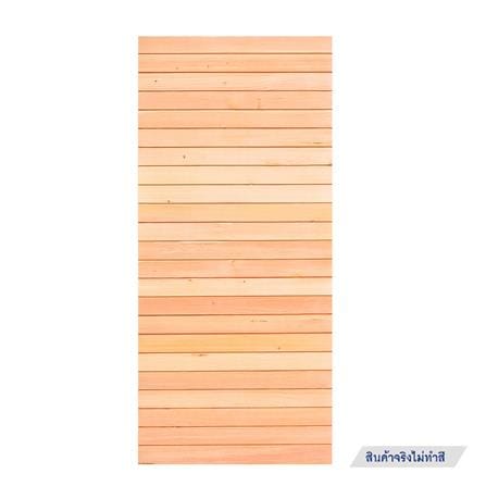 ประตูไม้ดักลาสเฟอร์ ไม่เจาะลูกบิด D2D ECOP PINE-801 90x200 ซม. สีธรรมชาติ_0