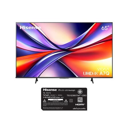 ทีวีแอลอีดี 65 นิ้ว HISENSE (4K, LED, VIDDA) 65A7Q_5