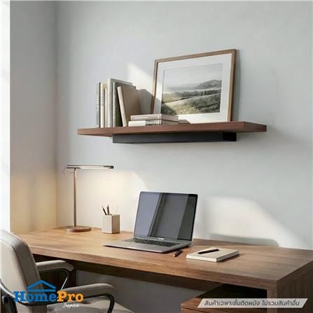 ชั้นติดผนัง STACKO EZY 60x20x5.6 ซม. สีโคลัมเบีย วอลนัท_3