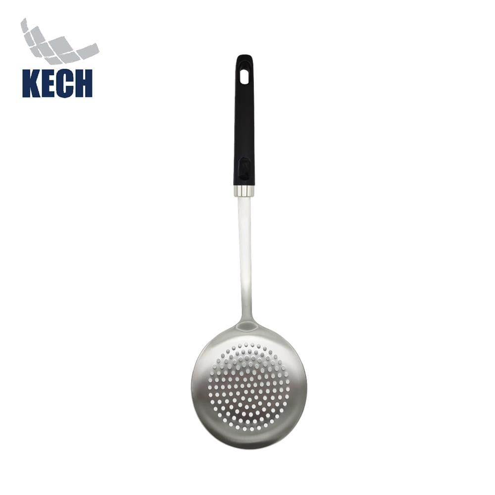 กระบวยมีรูสเตนเลส KECH WSD-0992 สีดำ/สเตนเลส