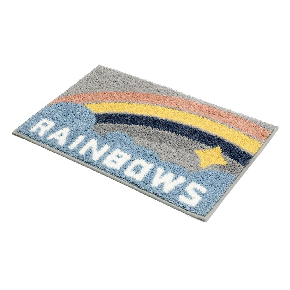 พรม HOME LIVING STYLE RAINBOWS 45x70 ซม. สีเทา