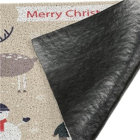 พรมเช็ดเท้าดักฝุ่น HOME LIVING STYLE MERRY 45X75 ซม. สีเบจ_1