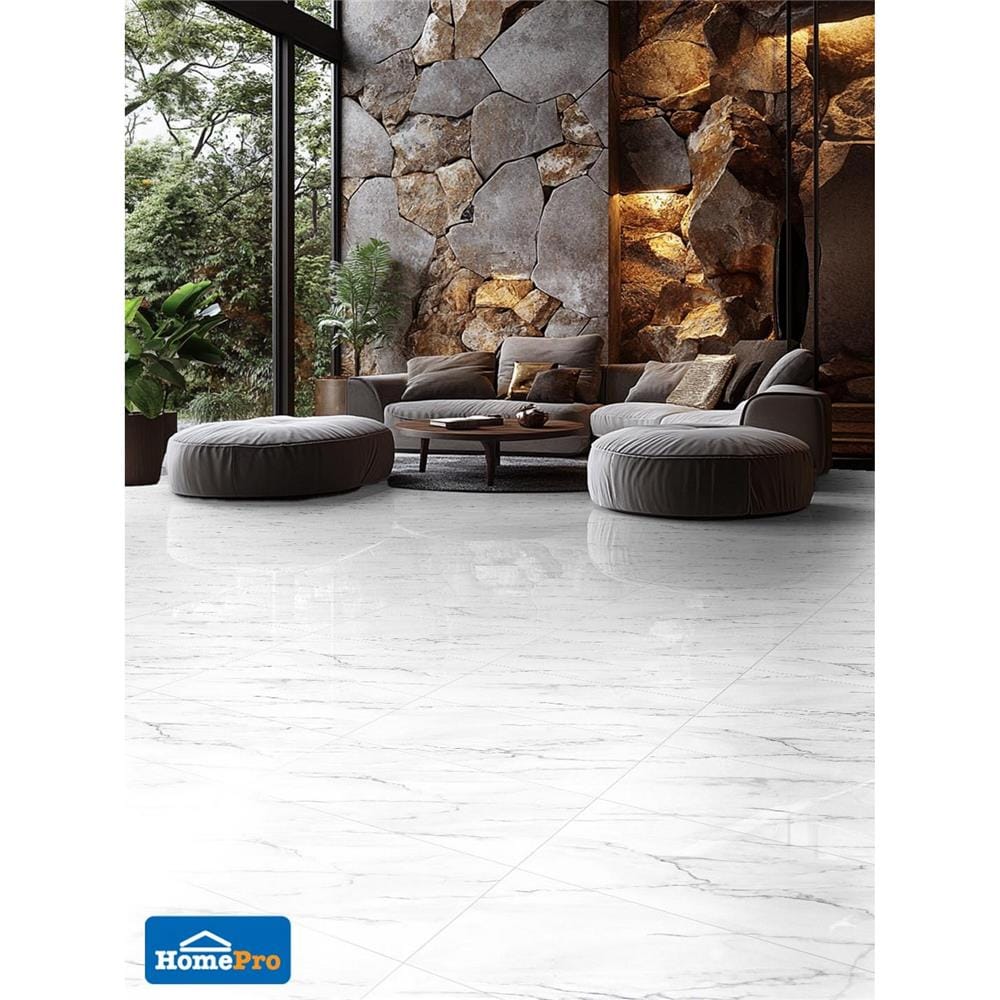 กระเบื้องพื้น 30x60 ซม. DURAGRES วาสไวท์ ขาว 1.44 ตร.ม.