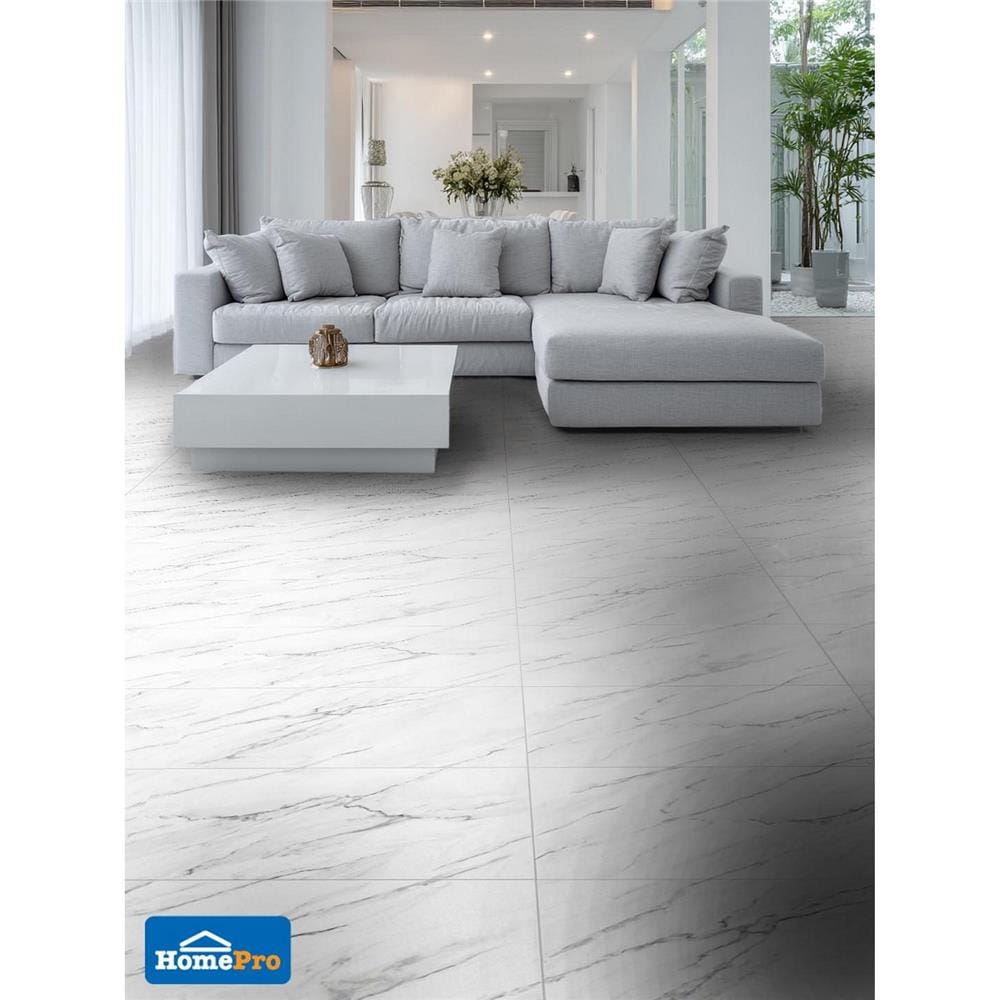กระเบื้องพื้น 30x60 ซม. DURAGRES วาสไวท์ ขาว 1.44 ตร.ม.