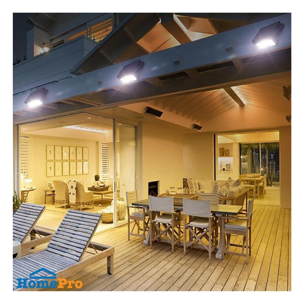 ไฟผนังภายนอก SOLAR PHILIPS BVS010 50 วัตต์ DAYLIGHT สีดำ