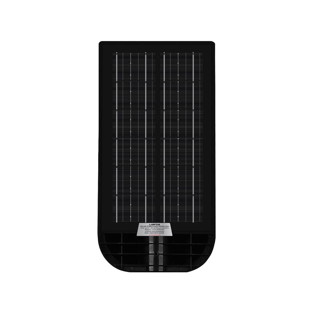 ไฟถนน SOLAR LAMPTAN MICRO2 50 วัตต์ DAYLIGHT สีดำ