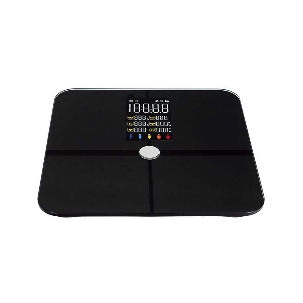 เครื่องชั่งน้ำหนักวัดมวลกาย NIKITO FI2319WB-D สีดำ