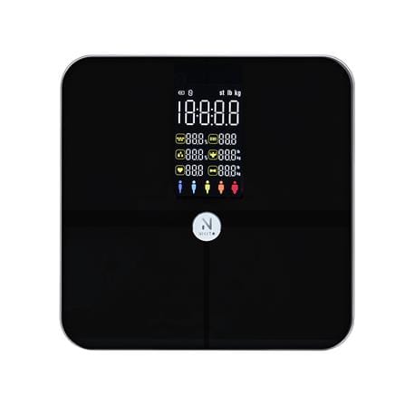 เครื่องชั่งน้ำหนักวัดมวลกาย NIKITO FI2319WB-D สีดำ_0