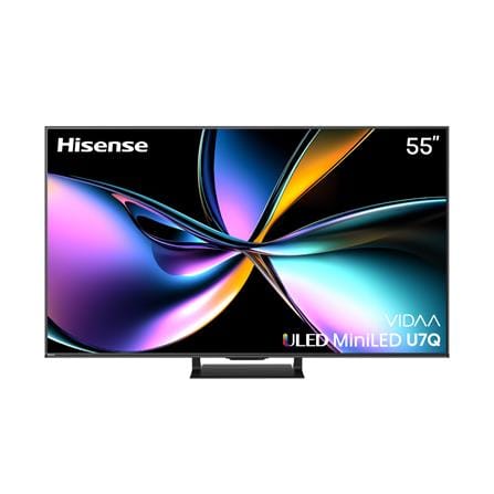 ทีวีมินิแอลอีดี 55 นิ้ว HISENSE (4K, MINI LED, VIDAA) 55U7Q
