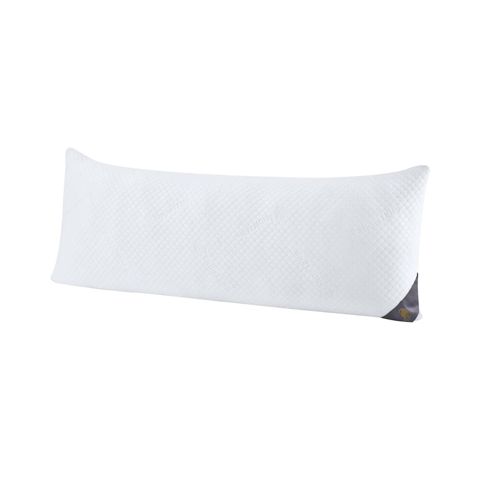 หมอน BODY ไมโครไฟเบอร์ DUNLOPILLO SNOWTEMP 19x49 นิ้ว สีขาว