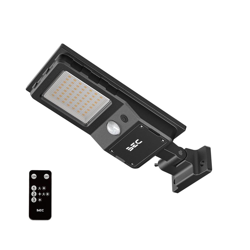 ไฟถนน SOLAR BEC SOL 80 วัตต์ DAYLIGHT สีดำ