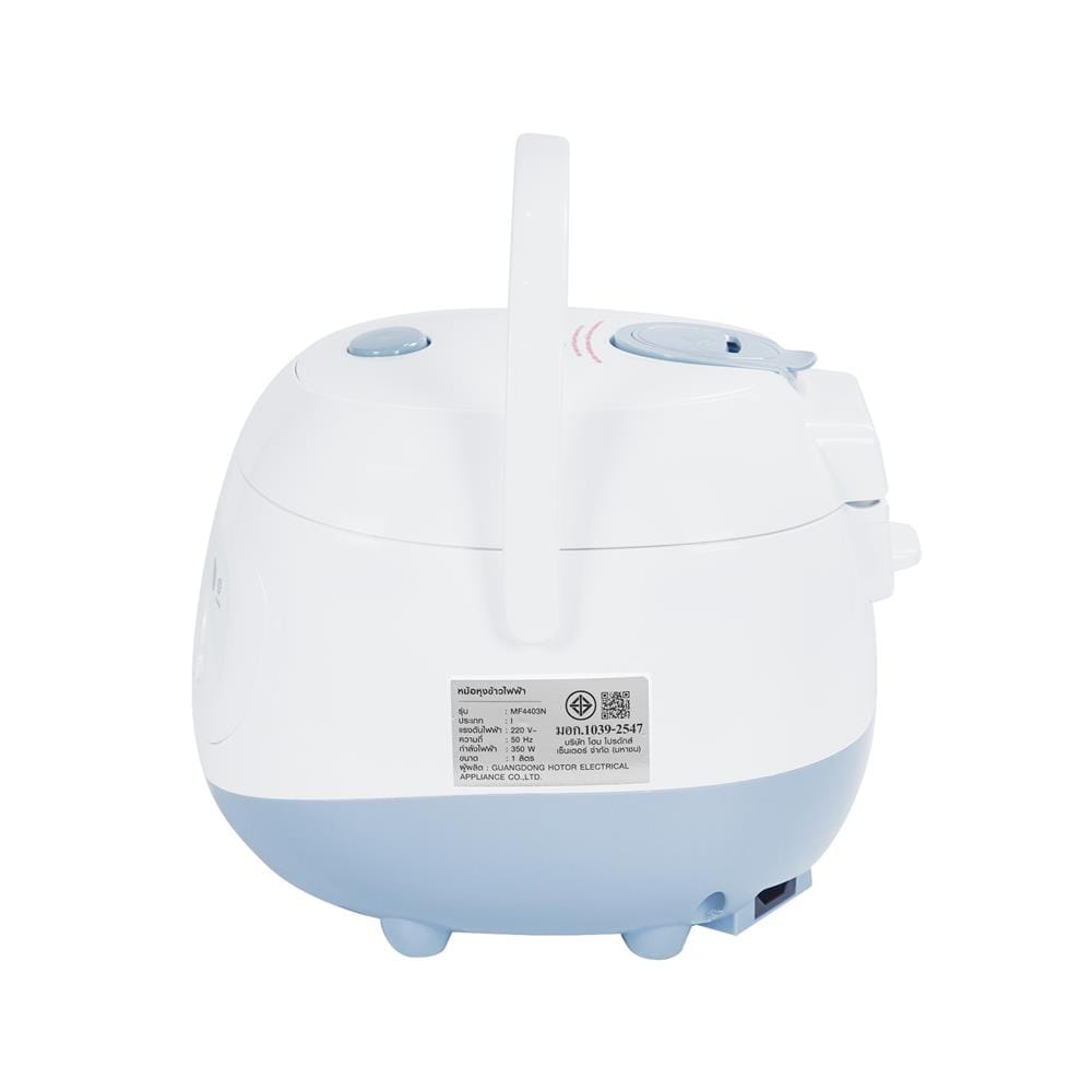 หม้อหุงข้าว MANUAL NIKITO MF4403N 1 ลิตร สีฟ้า