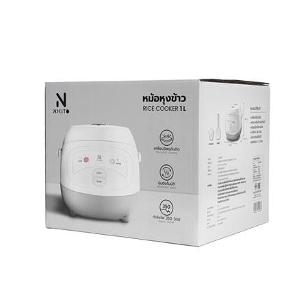 หม้อหุงข้าว MANUAL NIKITO MF4403N 1 ลิตร สีเทา_4