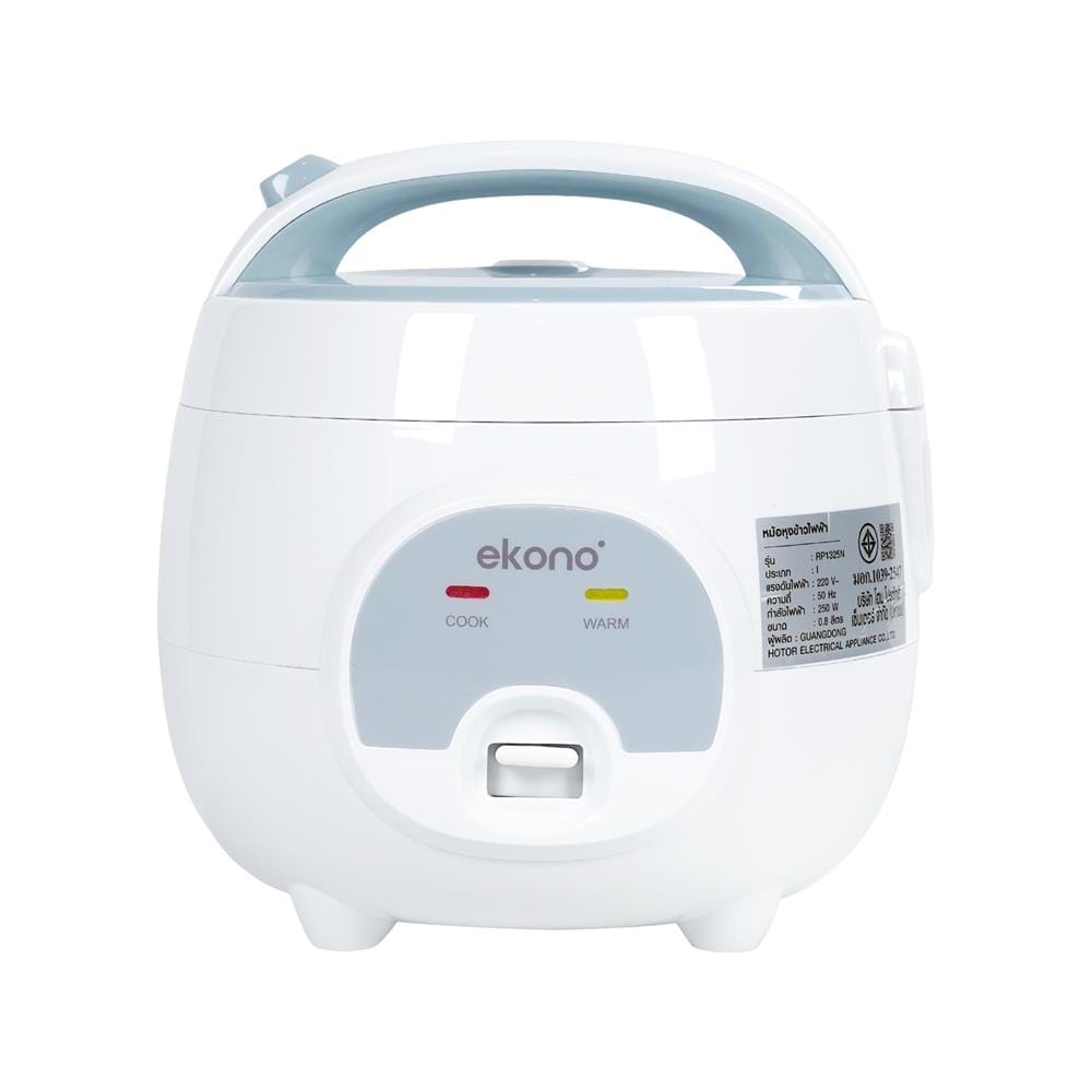 หม้อหุงข้าว MANUAL EKONO RP1325N 0.8 ลิตร สีฟ้า_0
