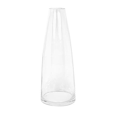 ของตกแต่ง แจกันแก้ว HOME LIVING STYLE BELLA 10x25.5 ซม. สีใส_0