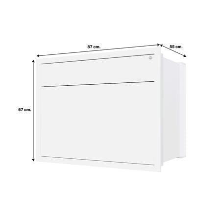 ตู้ลิ้นชัก JUPITER GRAND WHITE 87x67 ซม._5