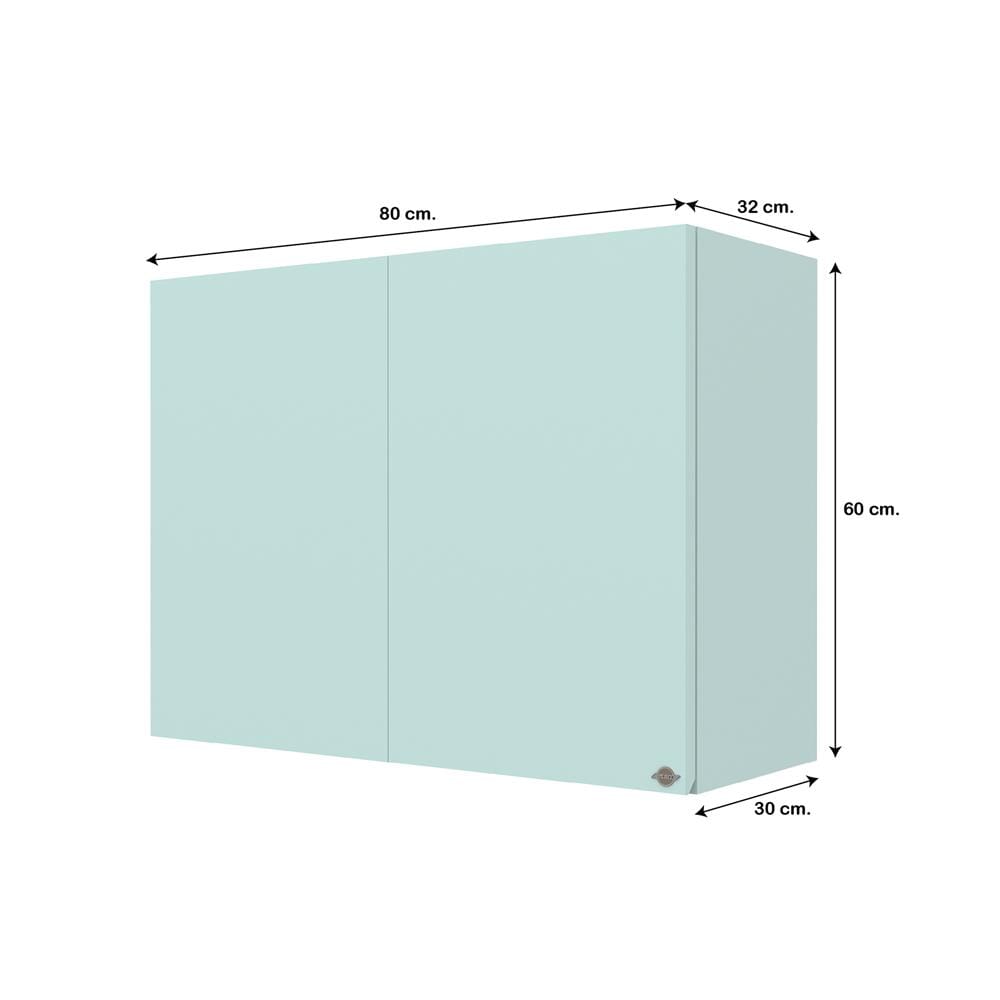 ตู้แขวนคู่ JUPITER GRAND GREEN 80x60 ซม.