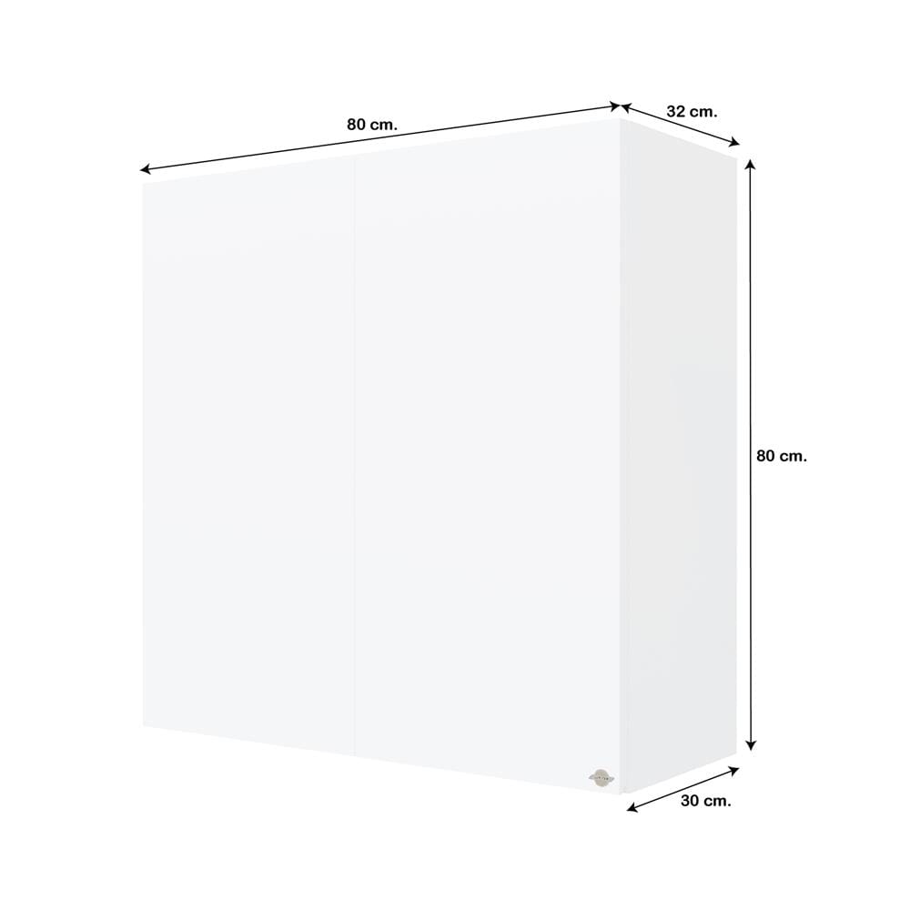ตู้แขวนคู่ JUPITER GRAND WHITE 80x80 ซม.