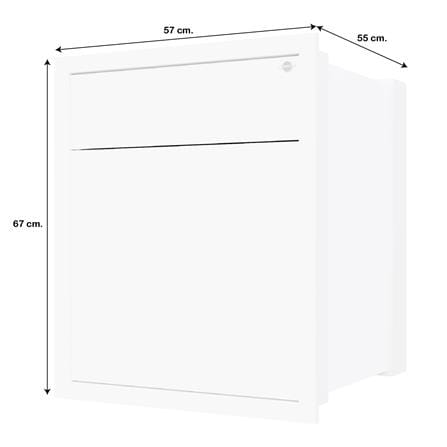 ตู้ลิ้นชัก JUPITER GRAND WHITE 57x67 ซม._5