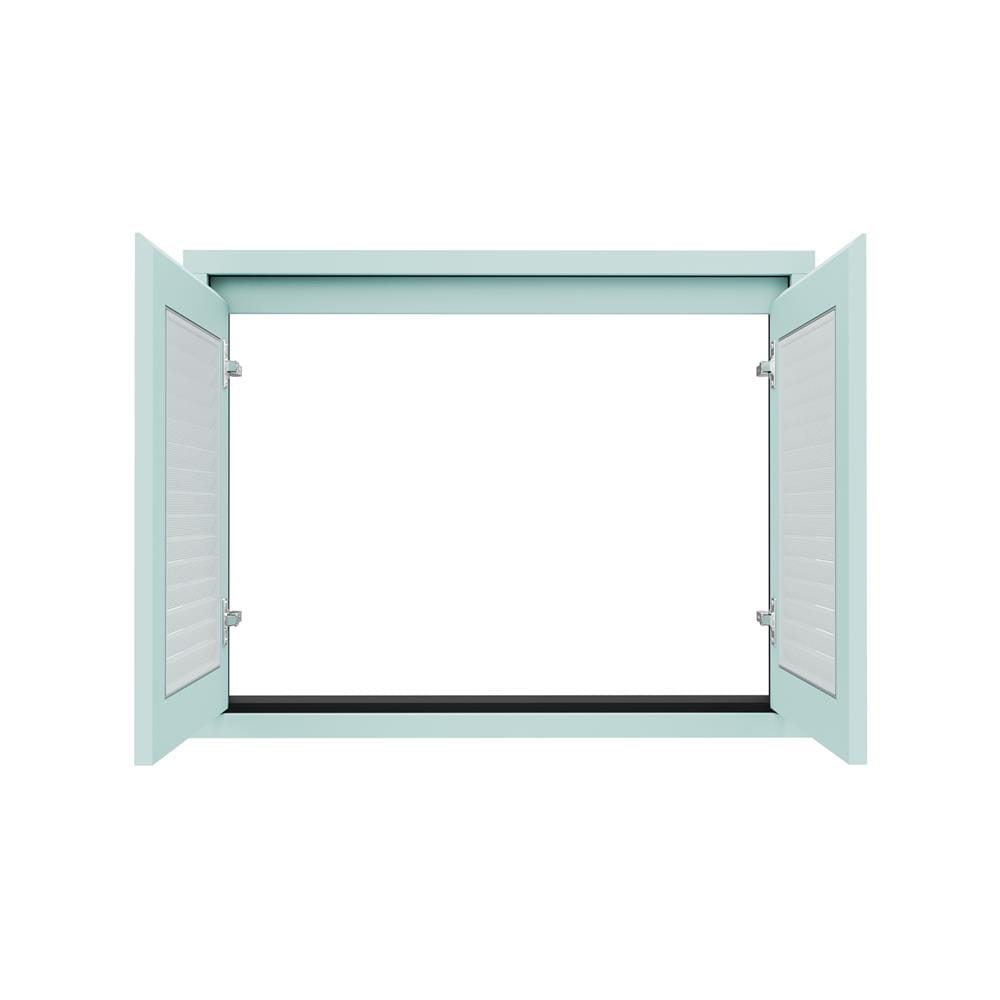 บานซิงค์คู่เกล็ดนอน JUPITER GRAND GREEN 87x67 ซม.