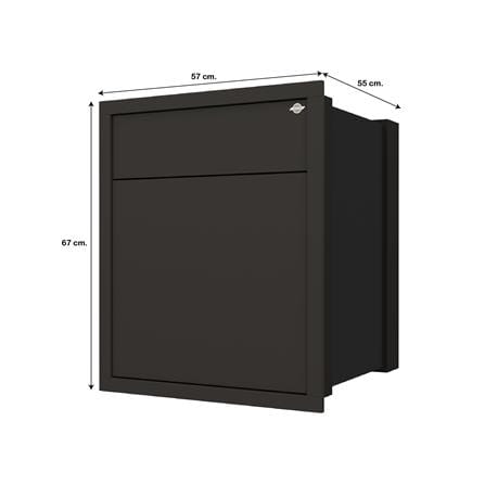 ตู้ลิ้นชัก JUPITER GRAND BROWN 57x67 ซม._5