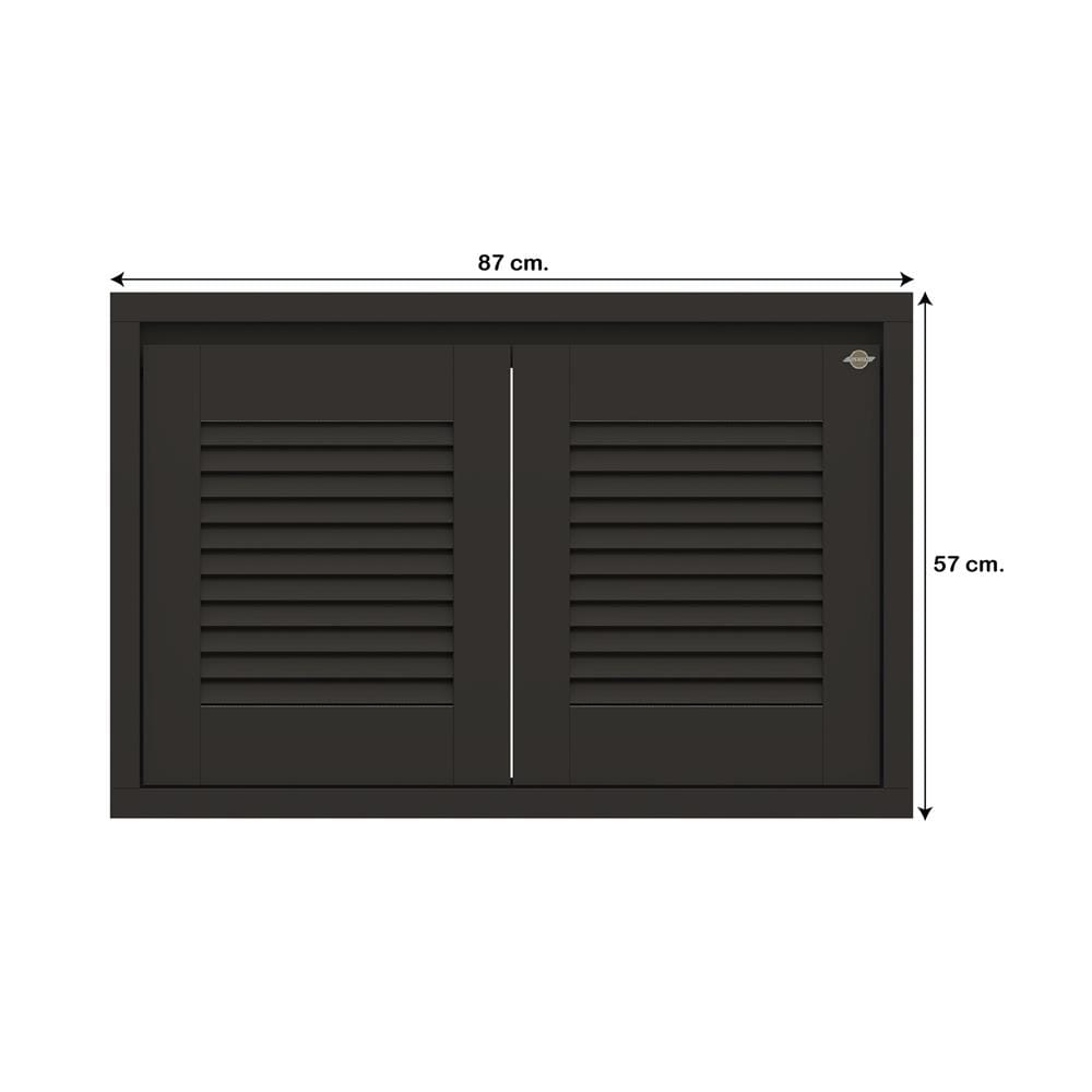 บานใต้เตาเกล็ดนอน JUPITER GRAND BROWN 87x57 ซม.