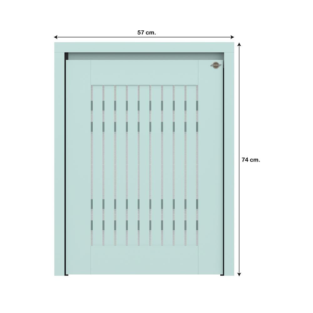 บานถังแก๊สเกล็ดตรง JUPITER GRAND GREEN  57x74 ซม.