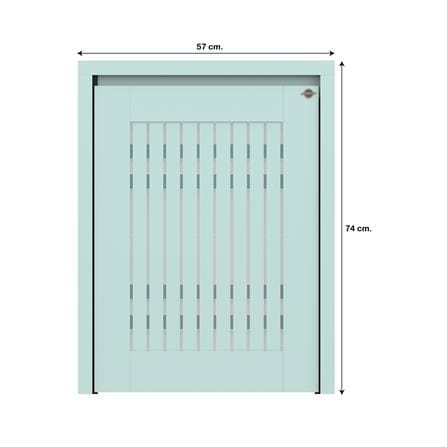 บานถังแก๊สเกล็ดตรง JUPITER GRAND GREEN  57x74 ซม._4