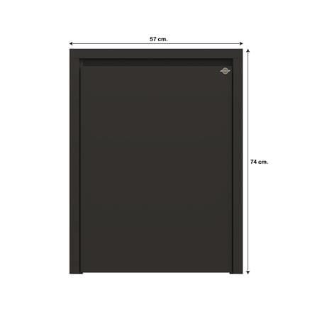 บานถังแก๊สเรียบ JUPITER GRAND BROWN 57x74 ซม._4