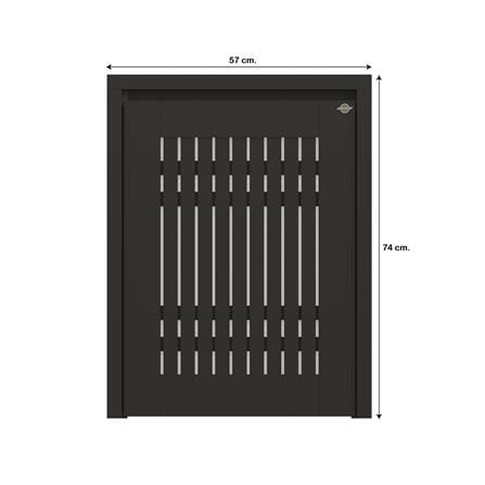บานถังแก๊สเกล็ดตรง JUPITER GRAND BROWN 57x74 ซม._4