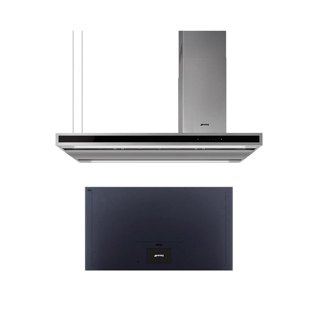 เตาฝัง+เครื่องดูดควัน SMEG SIA1963DG+KLTI12L4X
