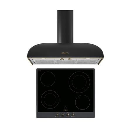 เตาฝัง+เครื่องดูดควัน SMEG P864AO+KS89AOE_0