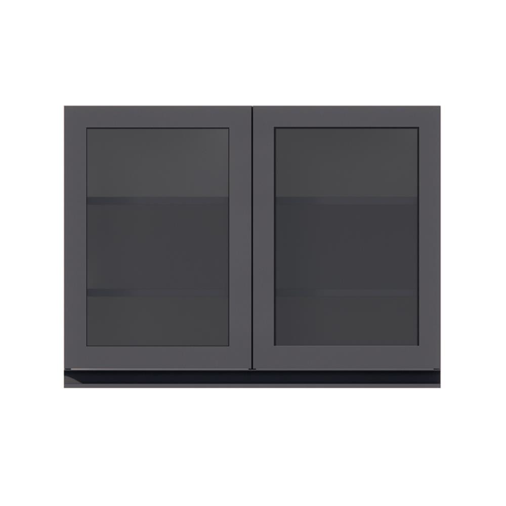 ตู้แขวนคู่บานกระจกเปิดคู่ STARMARK MAXII 60x80 ซม. สี TITANIUM GREY
