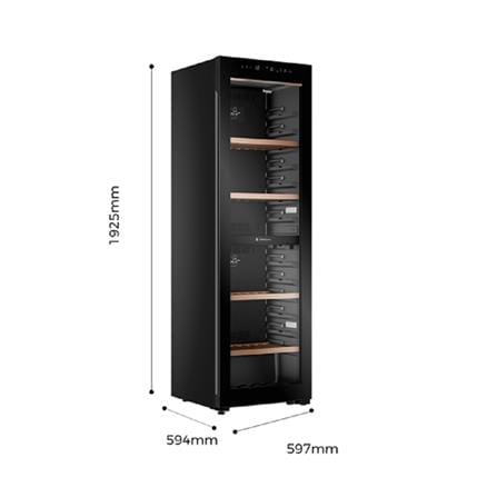 ตู้แช่ไวน์ HAIER JC-366DZ 201 ขวด สีดำ_5