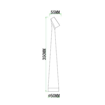 ไฟตั้งโต๊ะ LED CARINI T240890BK 3 วัตต์ สีดำ_2