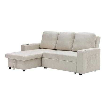 โซฟาเข้ามุมซ้าย SB FURNITURE REINDEER 19242065 สีครีม_1