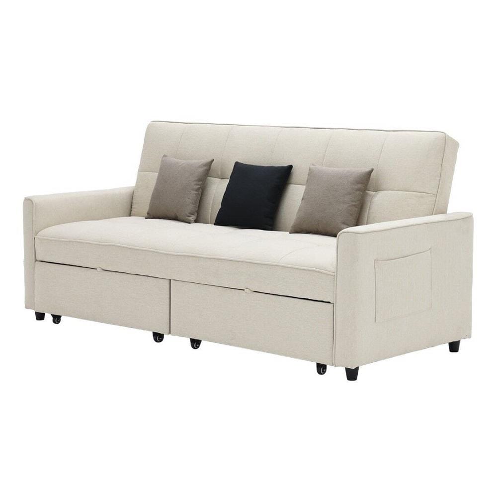 โซฟาเบด 3 ที่นั่ง SB FURNITURE CALINA 19241567 สีครีม
