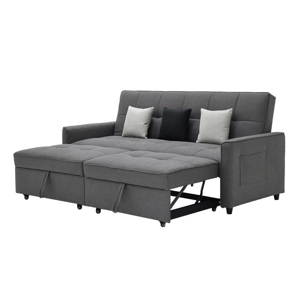 โซฟาเบด 3 ที่นั่ง SB FURNITURE CALINA 19241568 สีเทา