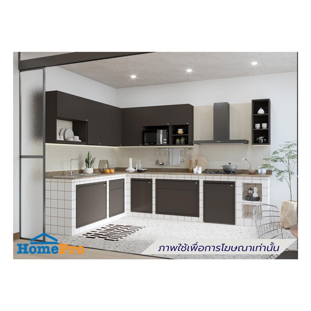 ตู้แขวนเดี่ยว JUPITER GRAND BROWN 40x80 ซม.