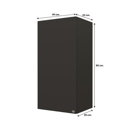 ตู้แขวนเดี่ยว JUPITER GRAND BROWN 40x80 ซม._5