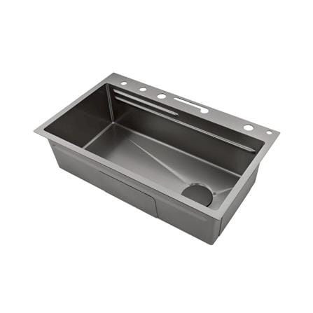 ซิงค์ฝัง 1 หลุม S-FLO NL0059 SM8046-S02B สีดำ_2